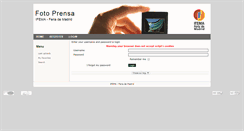 Desktop Screenshot of fotoprensa.ifema.es